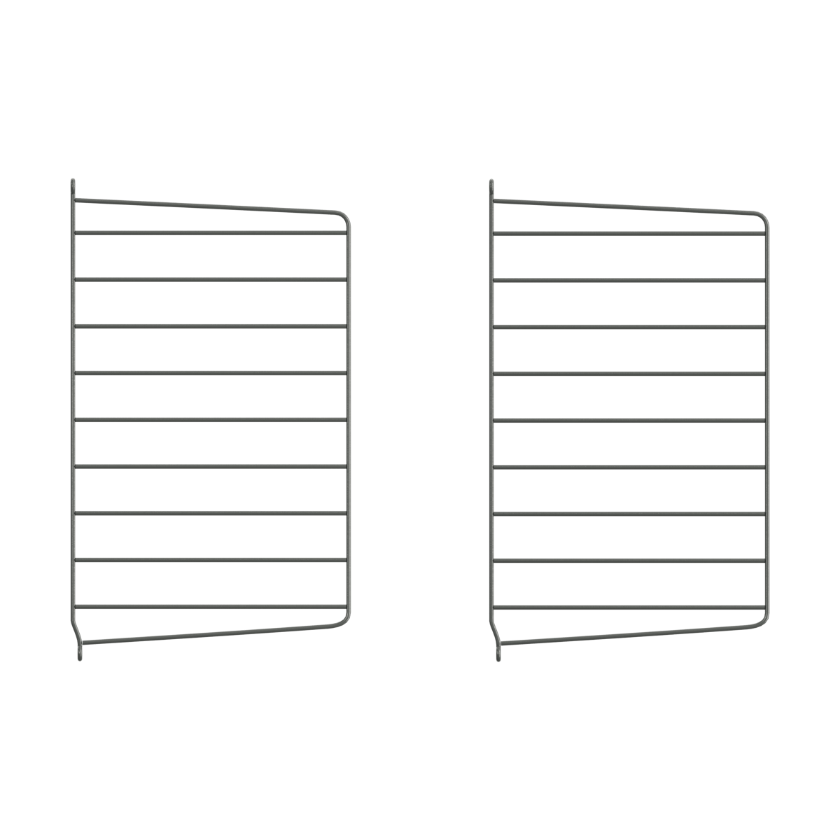 String String Wandleiter Dunkelgrau, 50x30 cm, 2er Pack