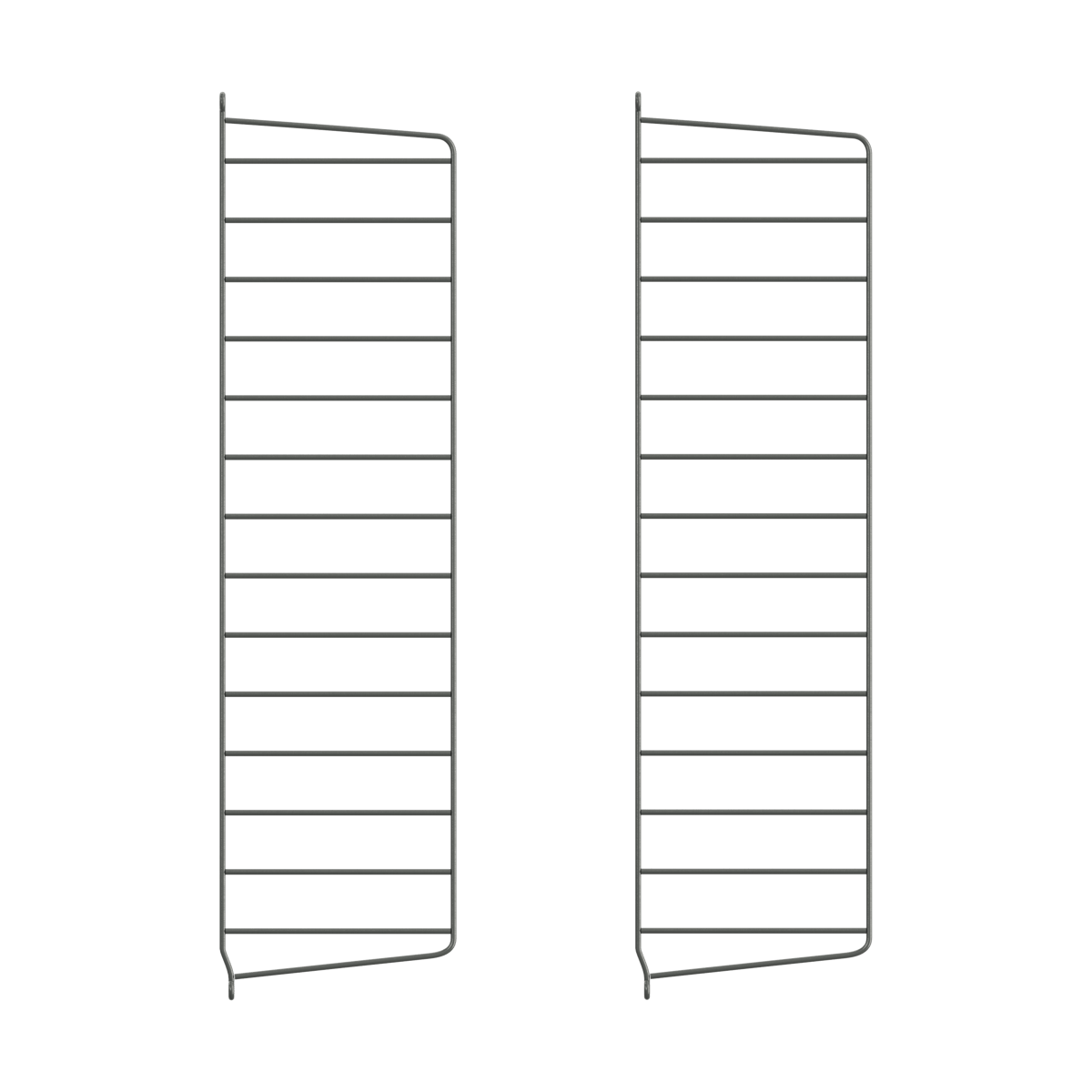 String String Wandleiter Dunkelgrau, 75x20 cm, 2er Pack
