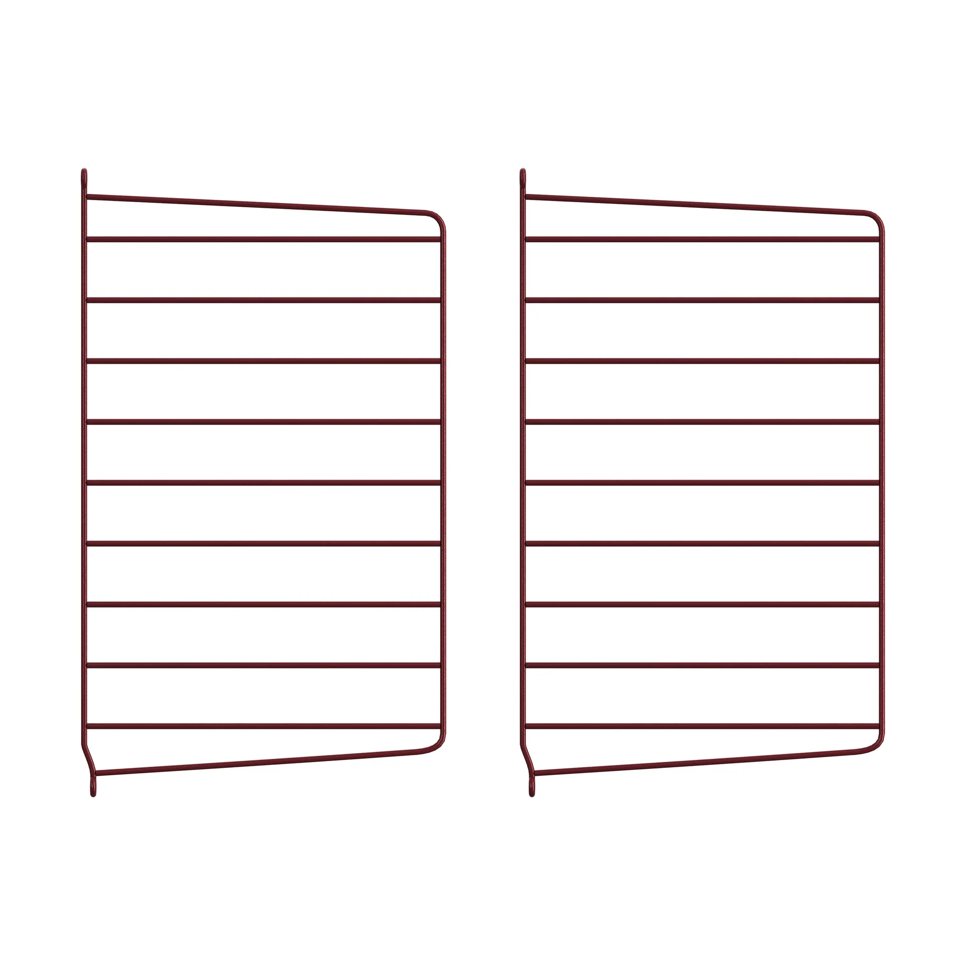 String Wandleiter, Dunkelrot, 50x30 cm, 2-teilig String