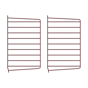 String Wandleiter - Dunkelrot, 50x30 cm, 2-teilig - String