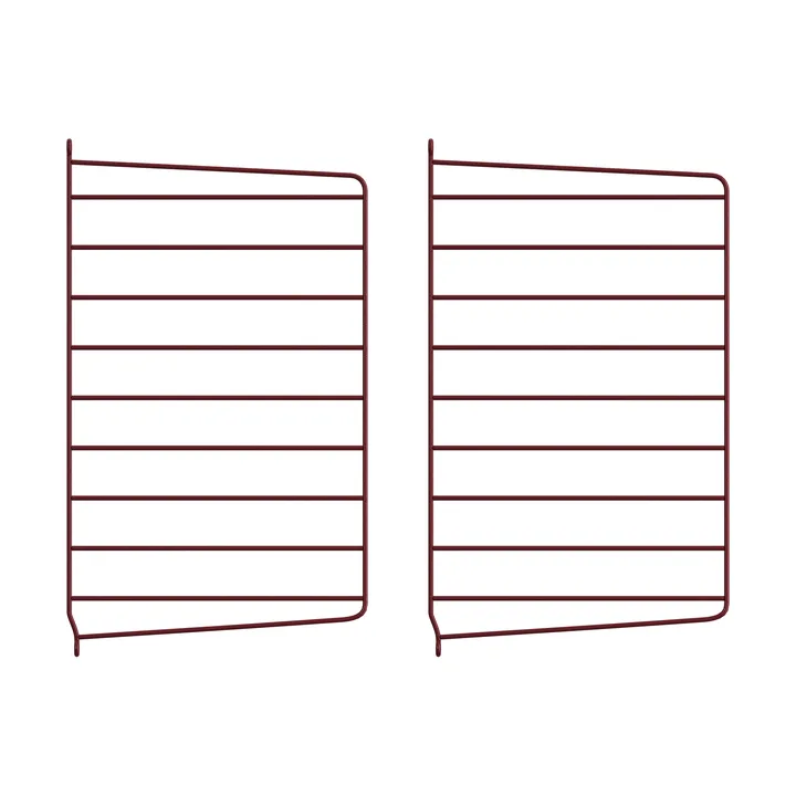 String Wandleiter - Dunkelrot, 50x30 cm, 2-teilig - String
