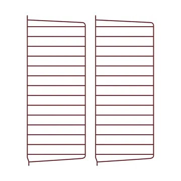 String Wandleiter - Dunkelrot, 75x30 cm, 2er-Pack - String