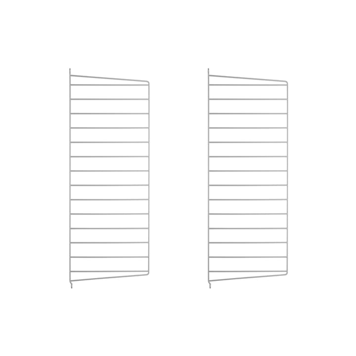 String Wandleiter, Grau, 75x30 cm, 2er-Pack String