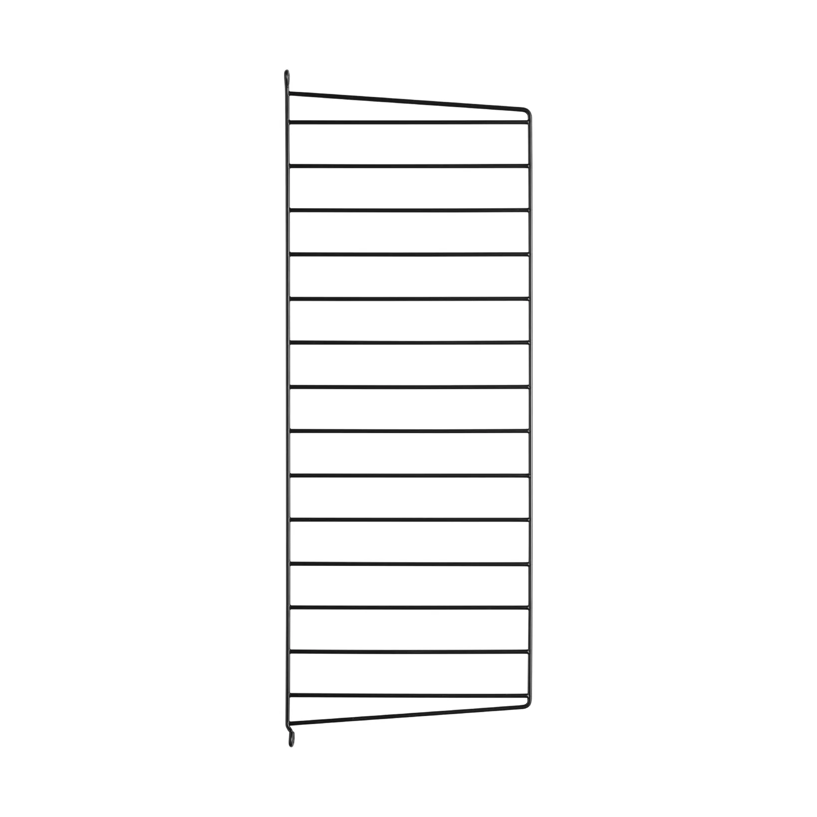 String Wandleiter, Schwarz, 75x30 cm, 1er-Pack String