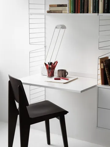 String Wandleiter - Weiß, 75x30 cm, 1er-Pack - String