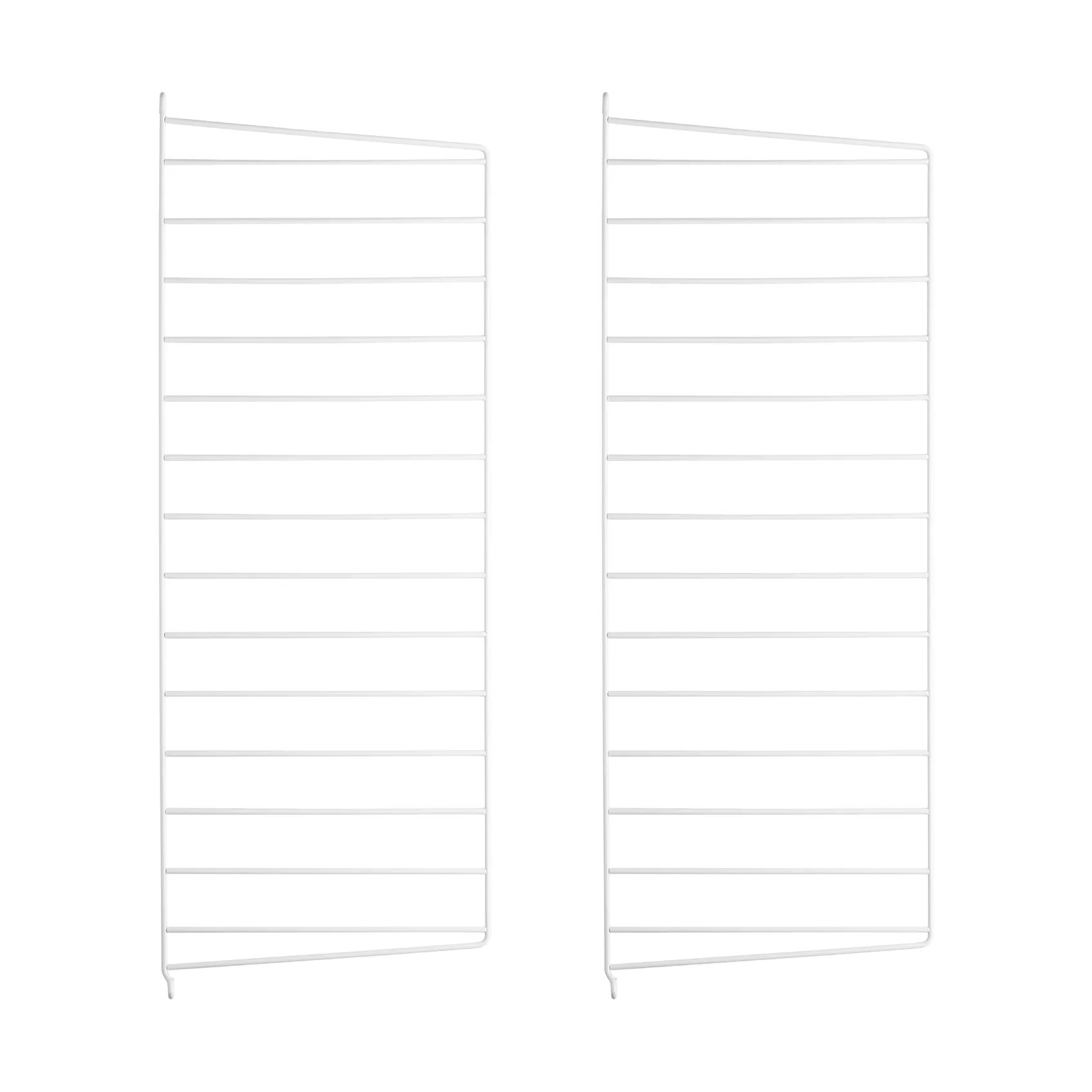 String Wandleiter, Weiß, 75x30 cm, 2er-Pack String