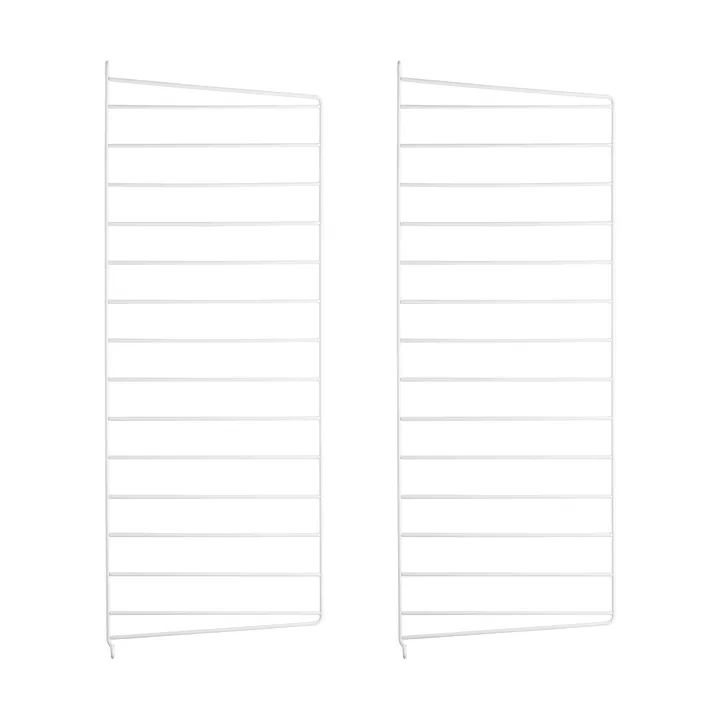 String Wandleiter - Weiß, 75x30 cm, 2er-Pack - String