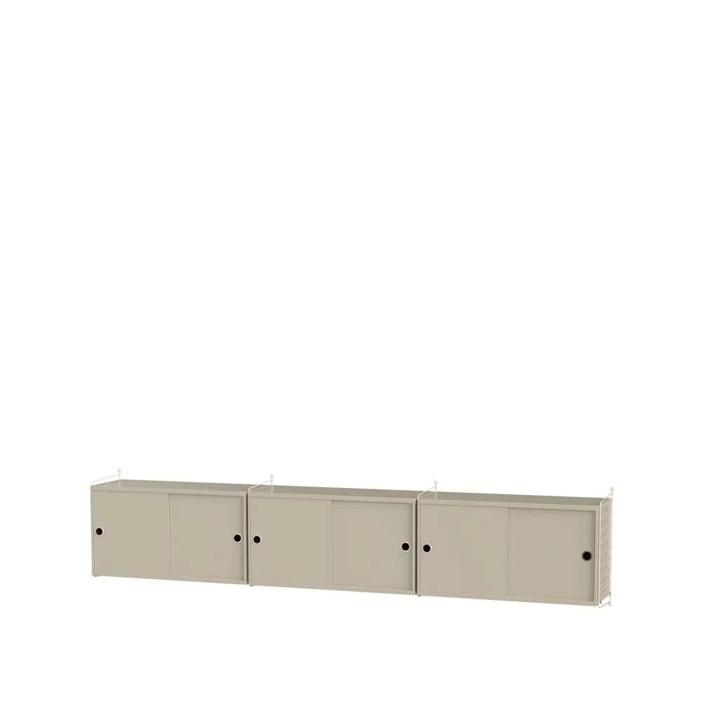 String Wohnzimmer Beige- Kombination D String