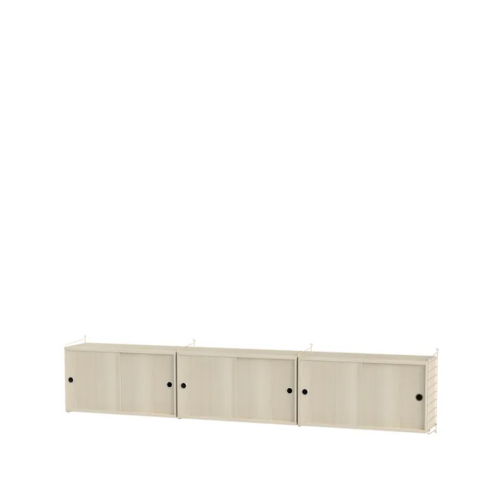 String Wohnzimmer Esche & Beige- Kombination D - String