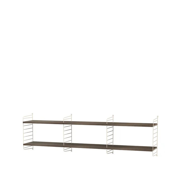 String Wohnzimmer Walnuss & Beige- Kombination O - String