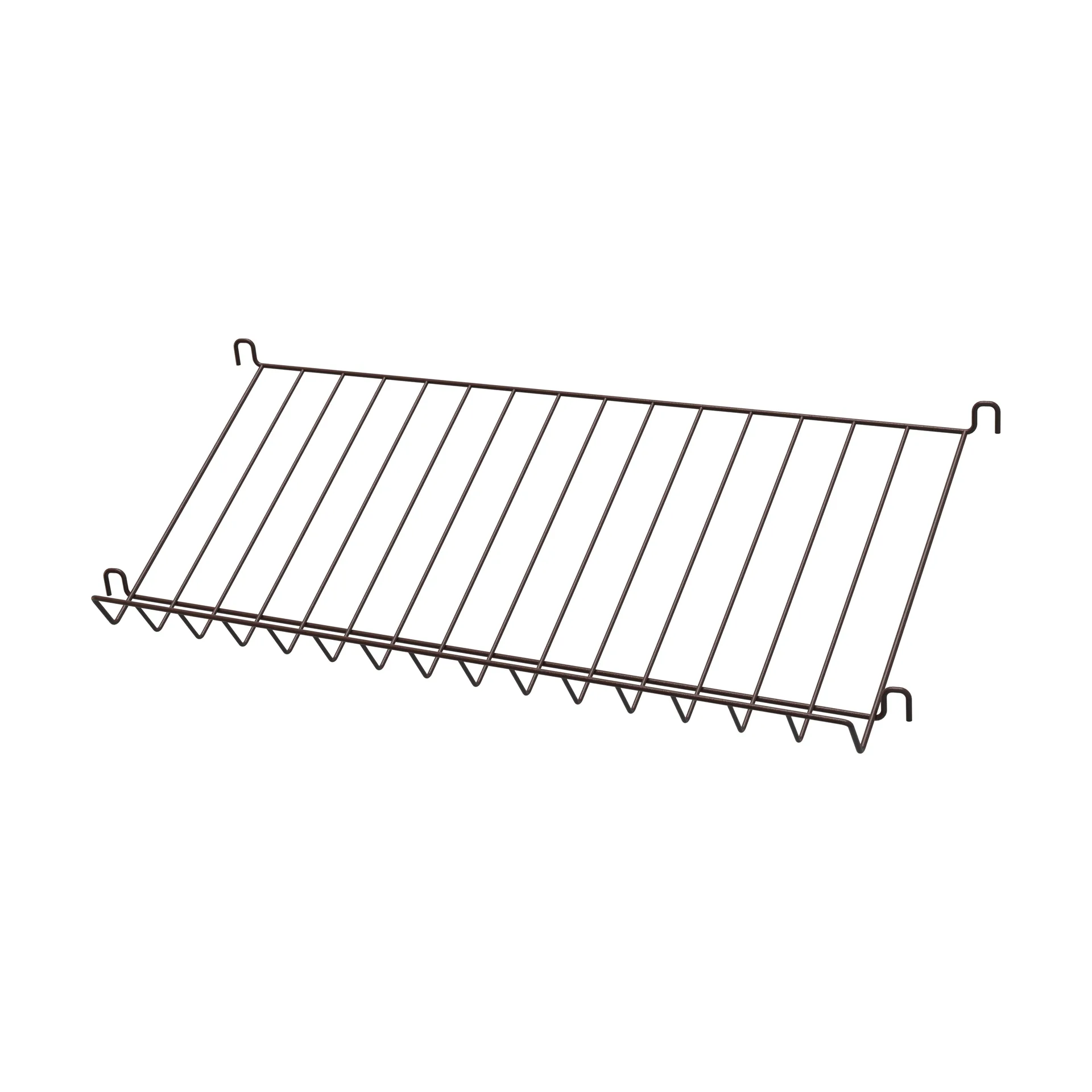 String Zeitschriftenregal Draht, Dunkelbraun, 78x30 cm String