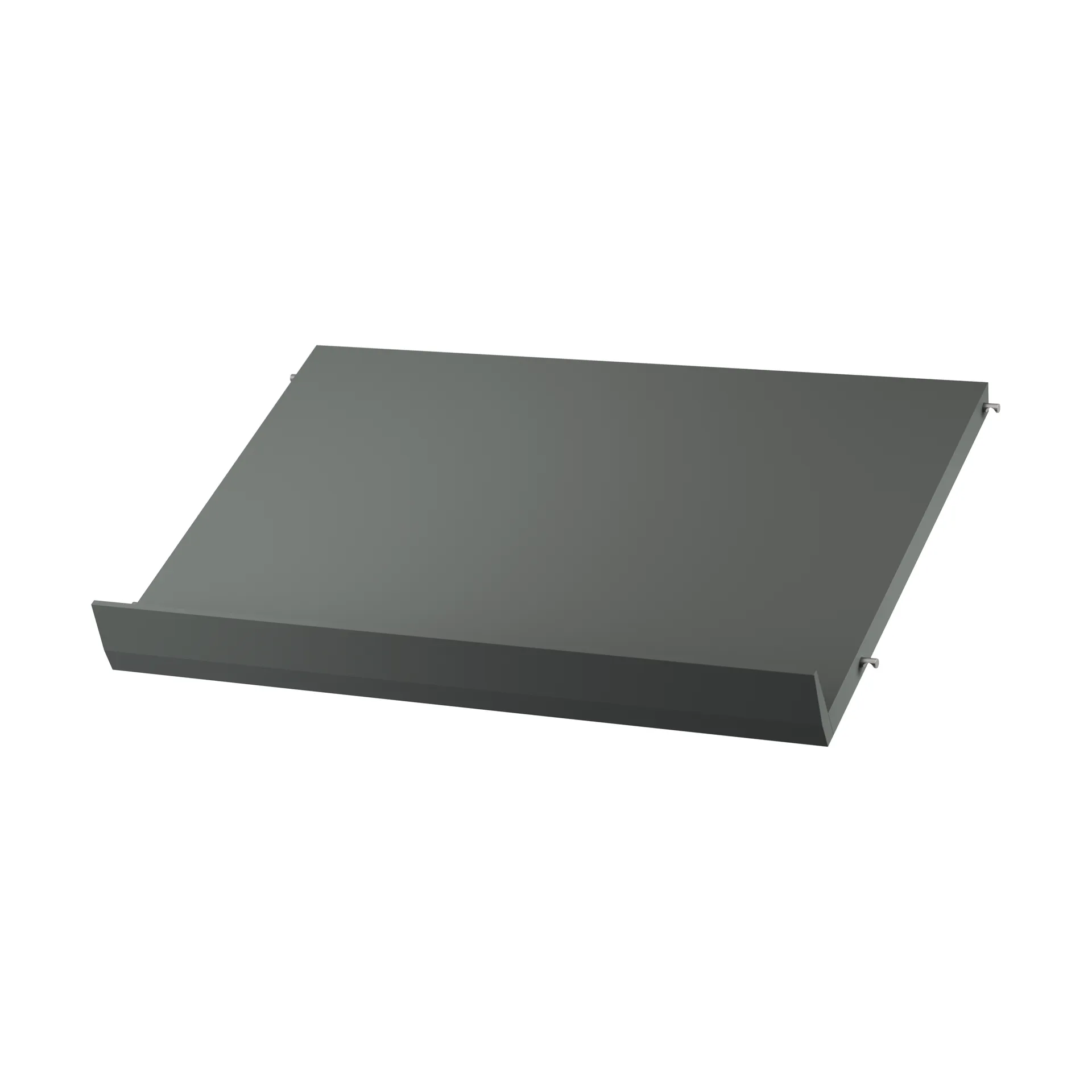 String Zeitschriftenregal Holz, Dunkelgrau, 58x30 cm String