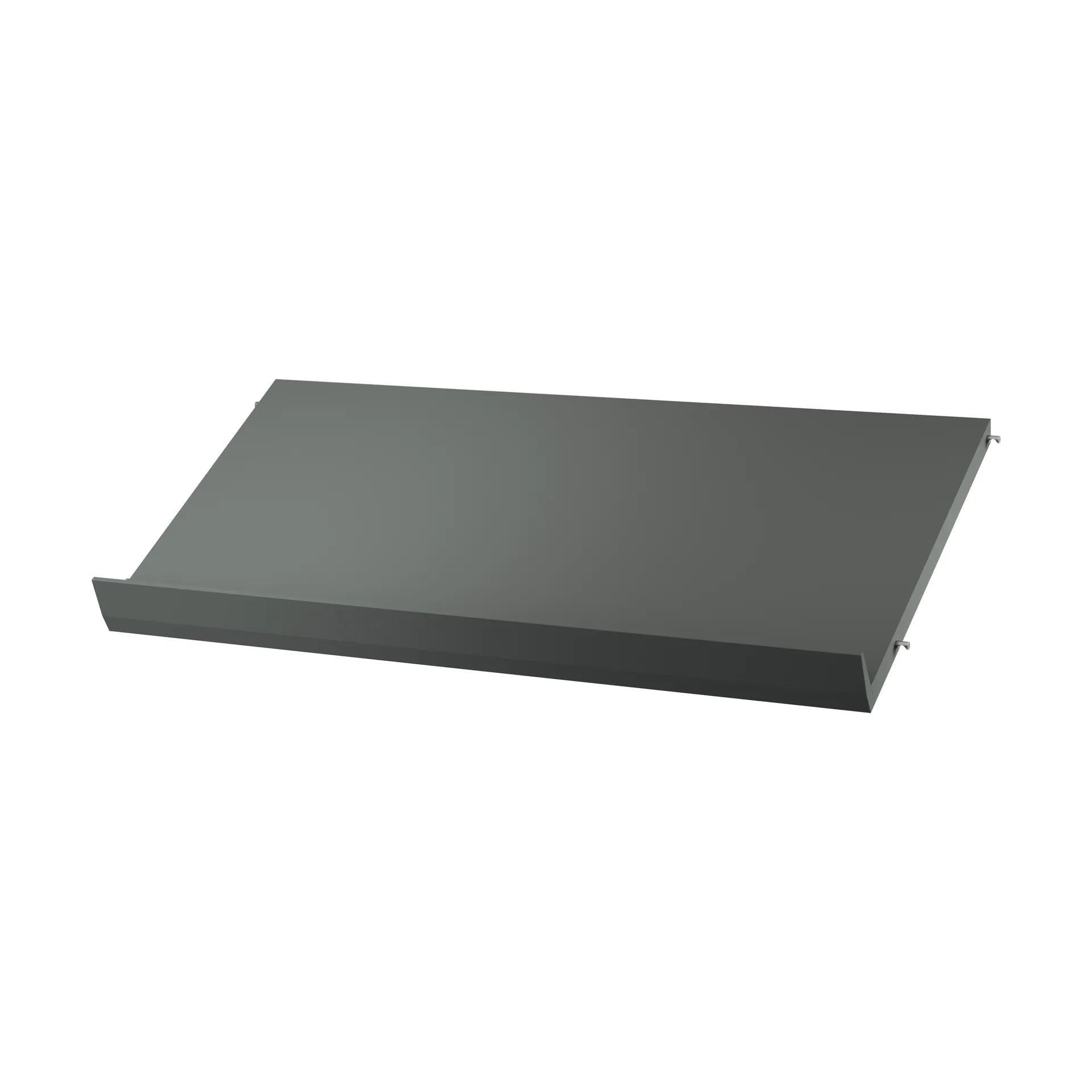 String Zeitschriftenregal Holz, Dunkelgrau, 78x30 cm String