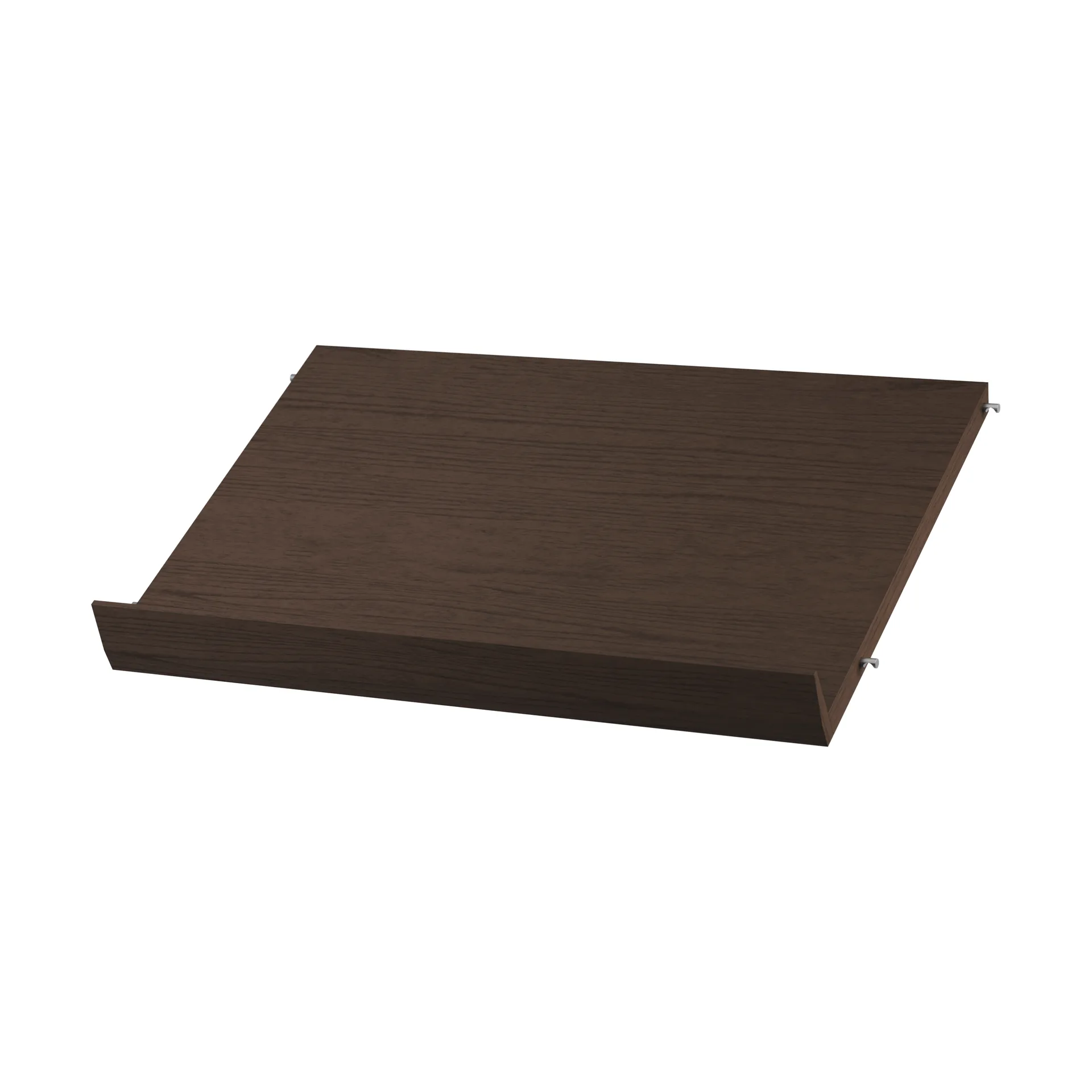 String Zeitschriftenregal Holz, Dunkle Eiche, 58x30 cm String