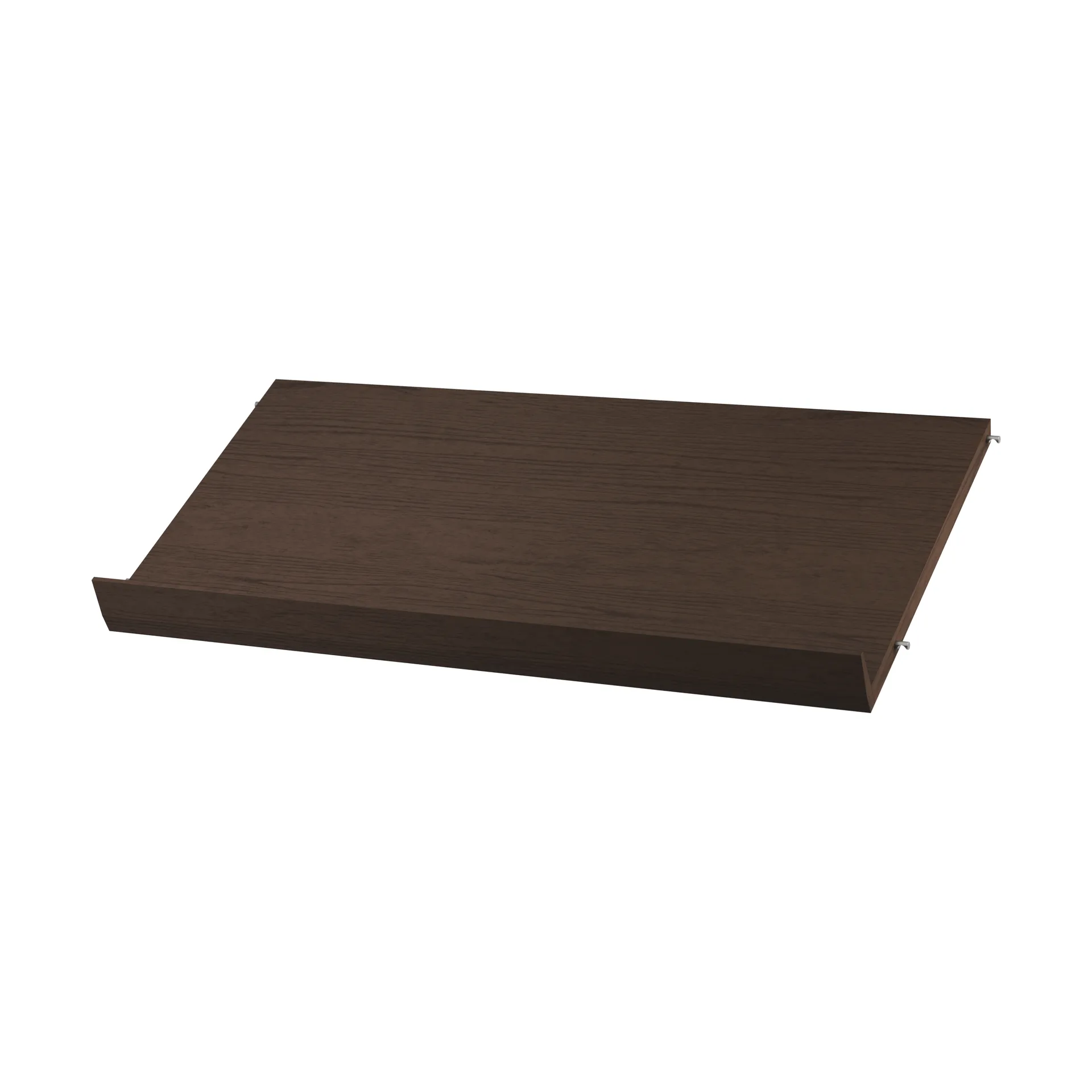 String Zeitschriftenregal Holz, Dunkle Eiche, 78x30 cm String