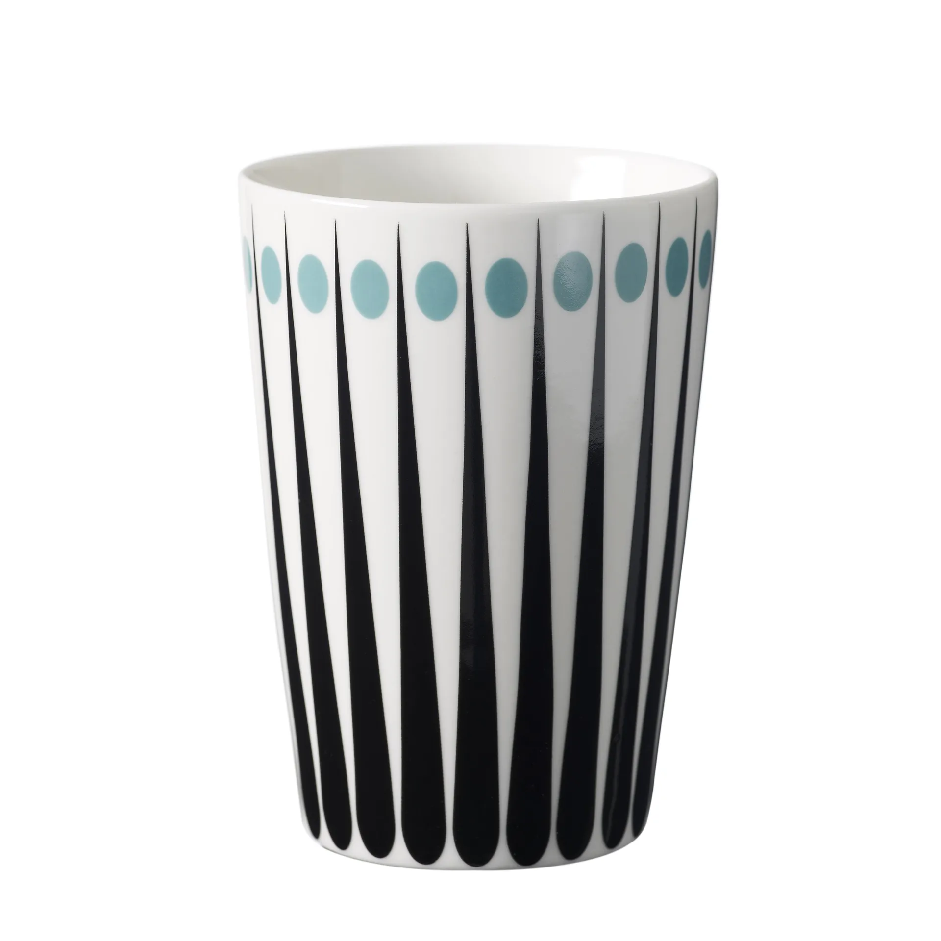 Amanda Becher hoch, Weiß-aqua Superliving