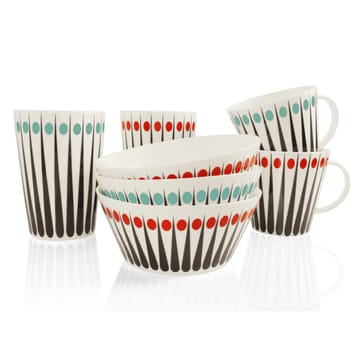 Amanda Tasse - 25cl weiß-aqua - Superliving