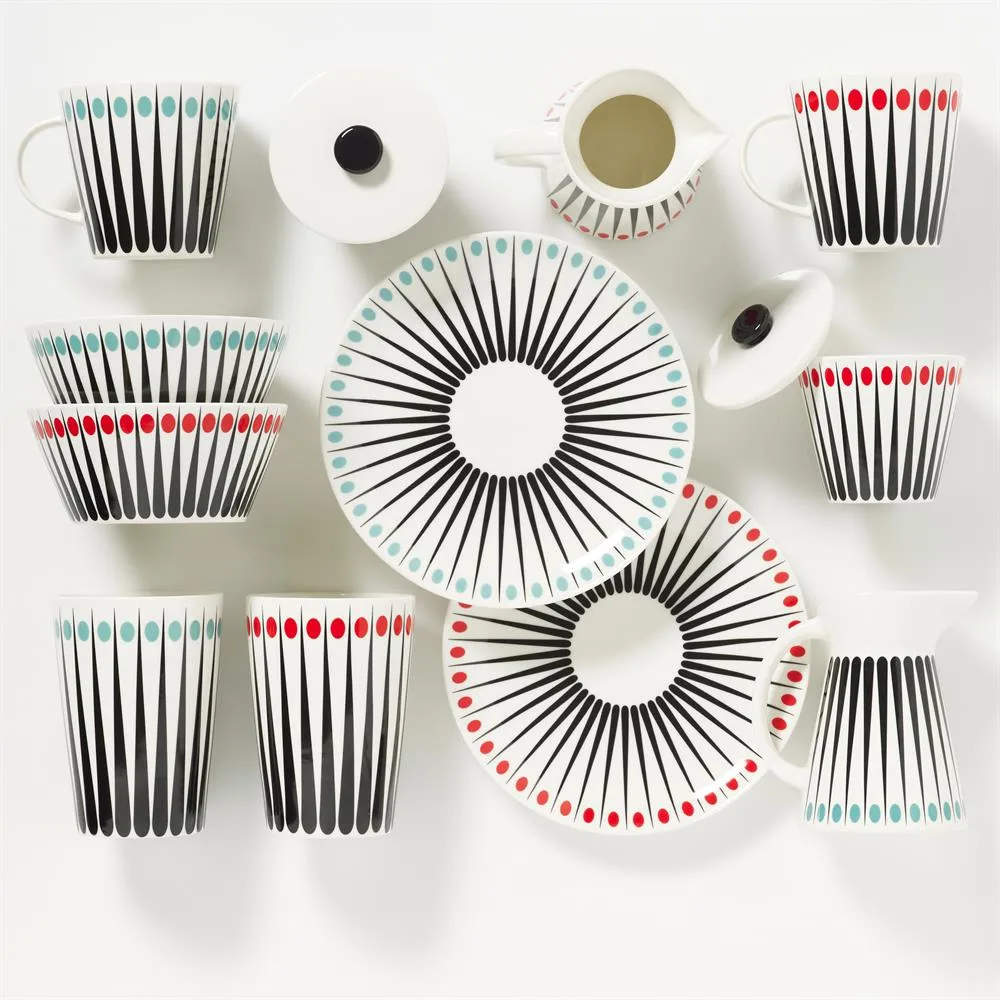 Amanda Zuckerdose, Weiß-aqua Superliving