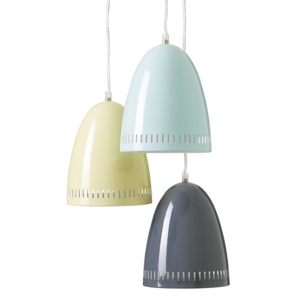 Dynamo Pendelleuchte mini, Grau Superliving