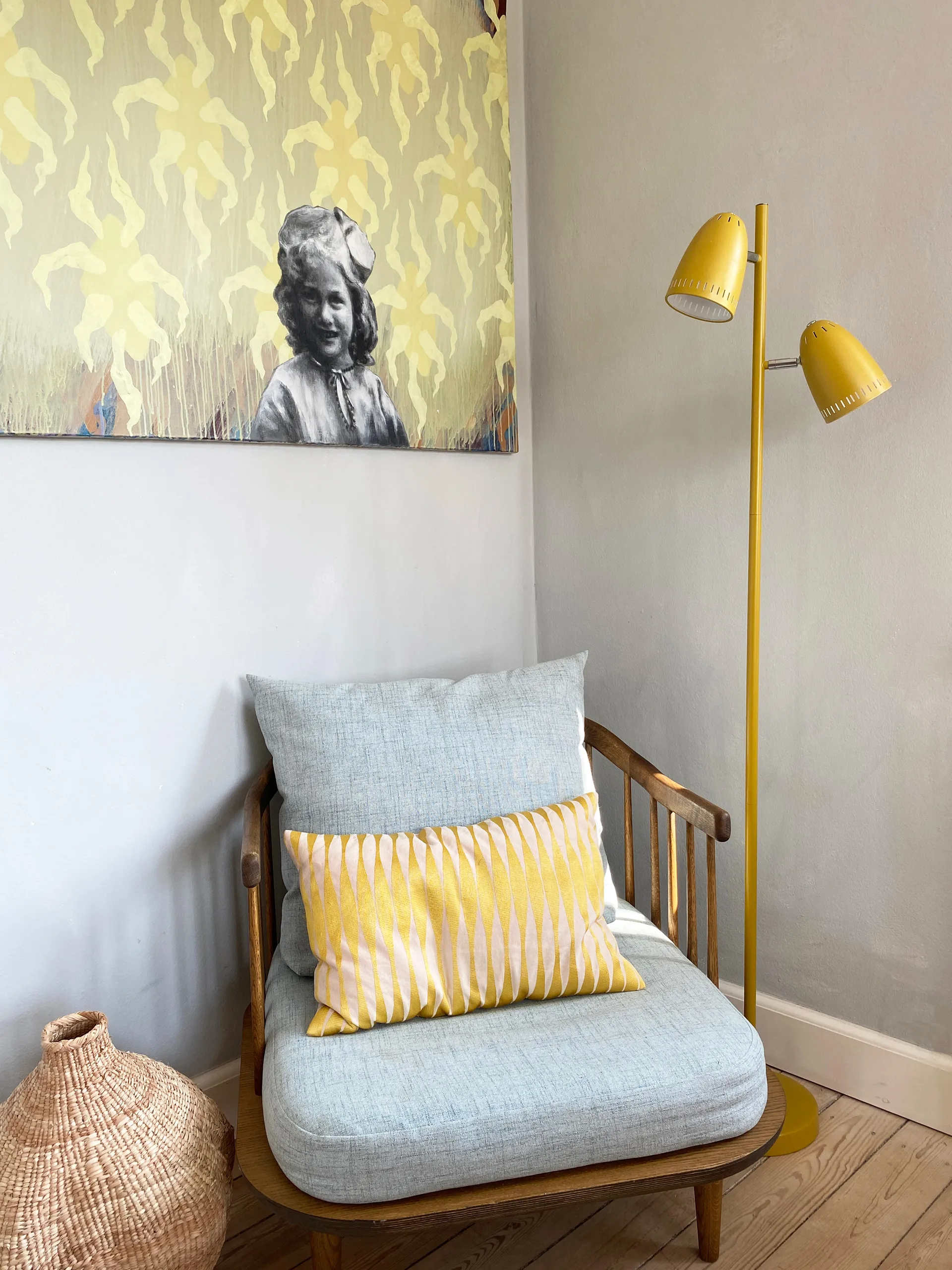 Dynamo Twin Stehleuchte, Smoke Blue Superliving