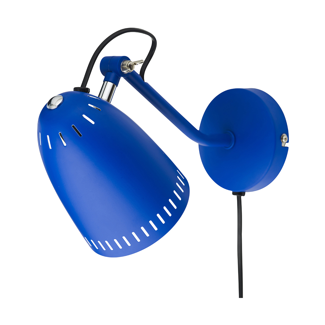 Superliving Dynamo Wandleuchte Reflex blue