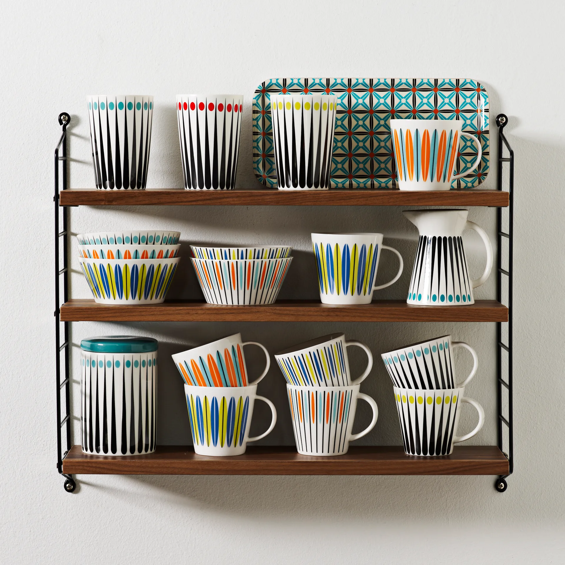 Laura Schale, Blau-limettengrün Superliving