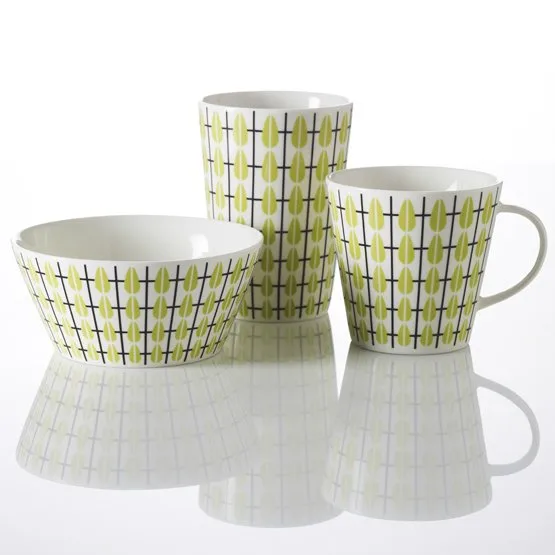 Olivia Schale, Weiß-limegrün Superliving