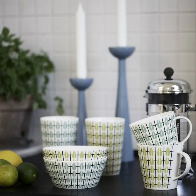 Olivia Schale, Weiß-limegrün Superliving