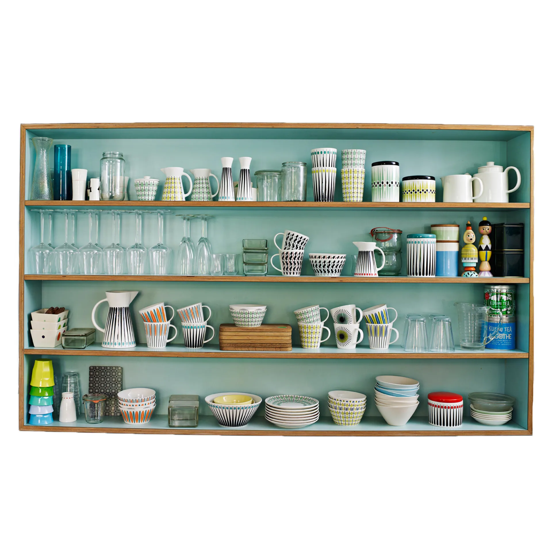 Olivia Zuckerdose, Weiß-minzgrün Superliving