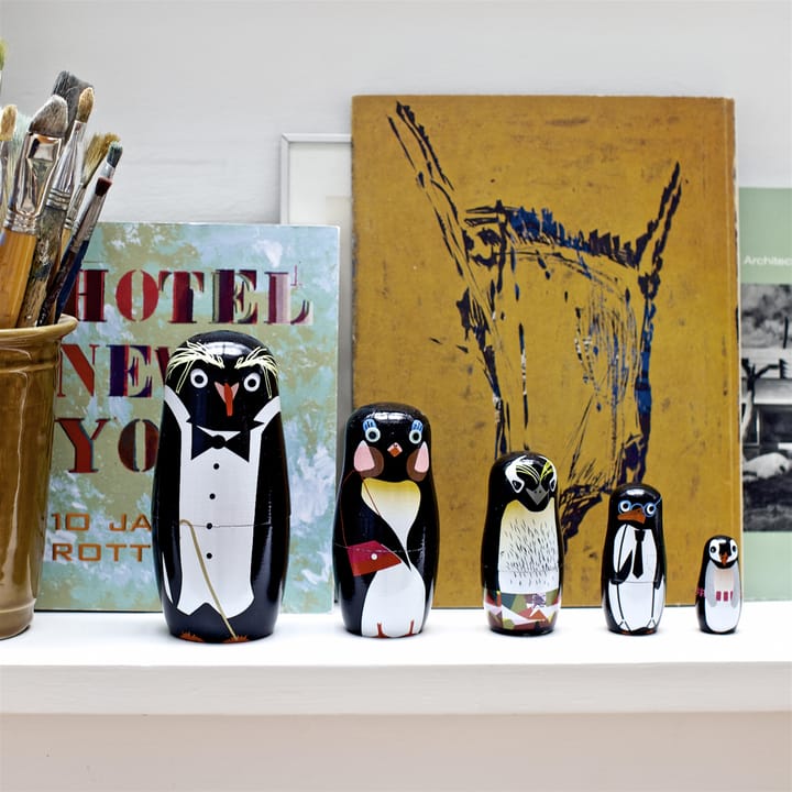 Penguin family Babuschka-Puppen - Multi 5er Pack - Superliving