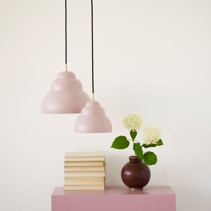Small bubble Pendelleuchte, Matt rosa (rosa) Superliving