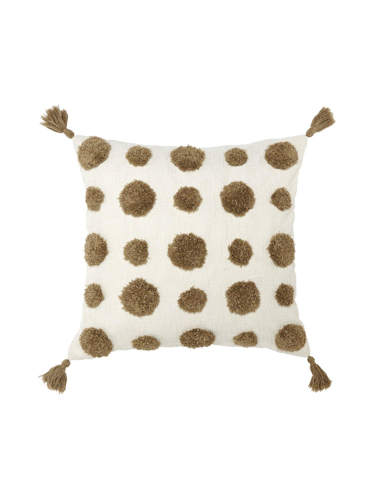 Svanefors Pom Kissenbezug 45x45 cm Mocca