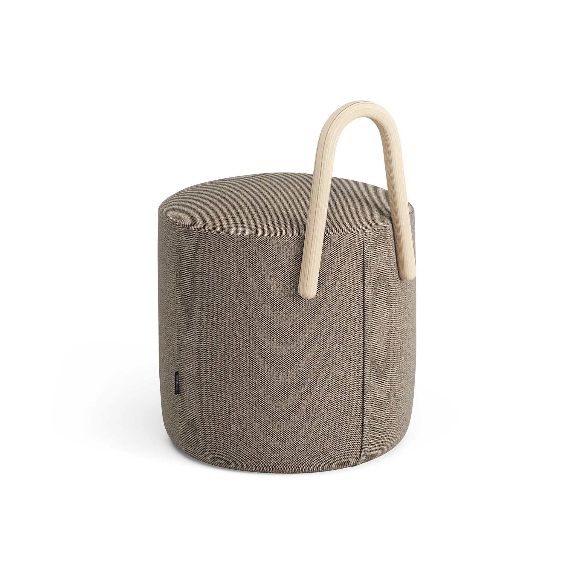 Amstelle kleiner Pouf Eiche Naturlack, Main Line Flax 23 Swedese