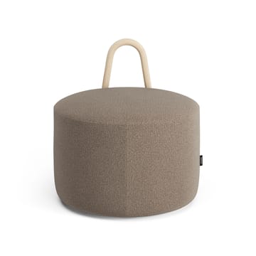 Amstelle medium Pouf mit Rädern Eiche Naturlack - Main Line Flax 23 - Swedese