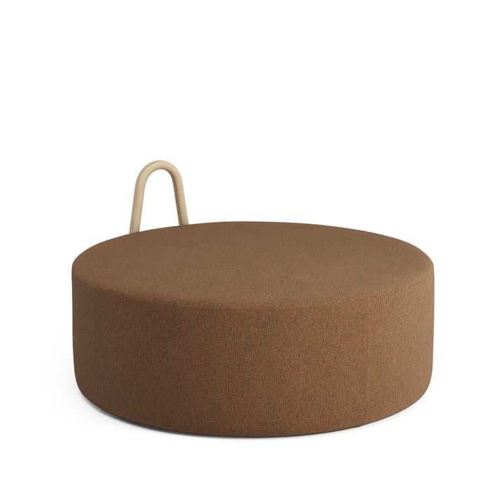 Amstelle Sitzpuff - Stoff main line flax  15 Braun, Groß, Eichengriff - Swedese