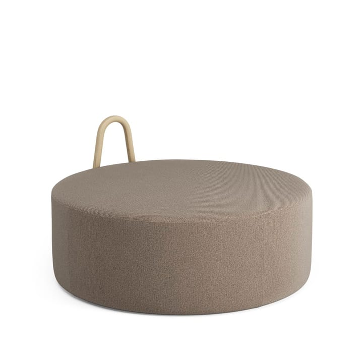 Amstelle Sitzpuff - Stoff main line flax  23 beige, Groß, Eichengriff - Swedese