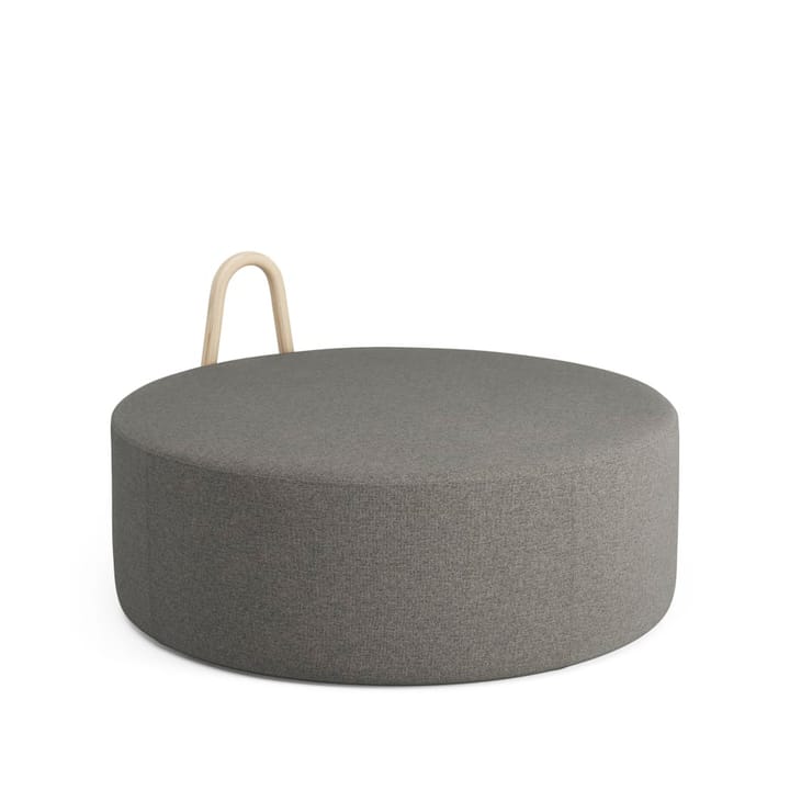 Amstelle Sitzpuff - Stoff main line flax  26 Grau  , Groß Eschenholzgriff - Swedese