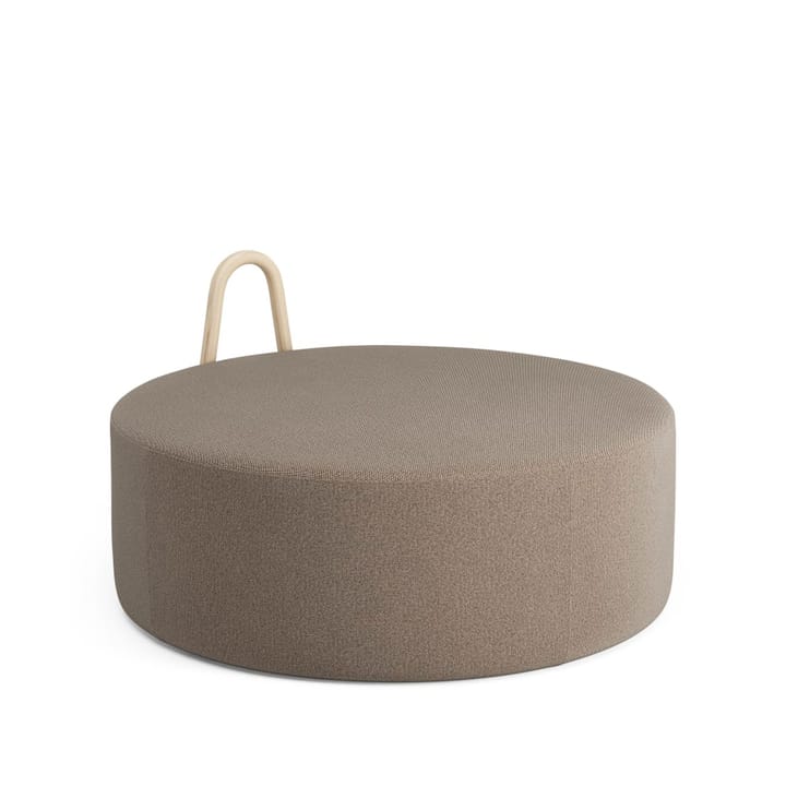 Amstelle Sitzpuff - Stoff mainline flax  13 beige, Groß Eschenholzgriff - Swedese