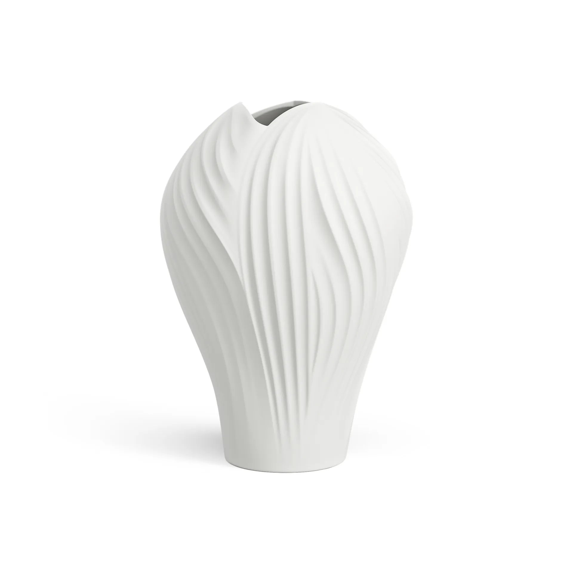 Anna Vase groß 31cm, Weiß Swedese