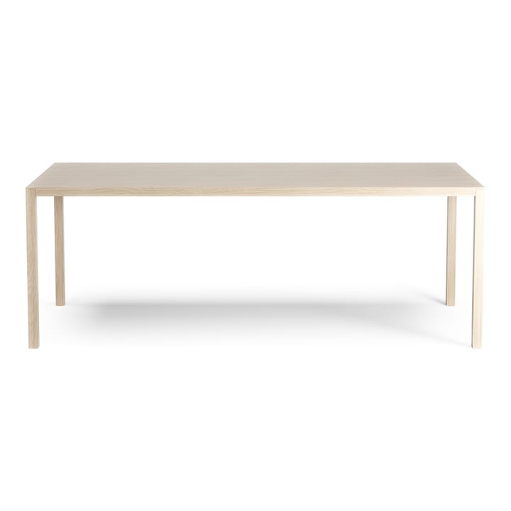 Bespoke Tisch 90 x 200cm - Eiche weiß pigmentiert - Swedese