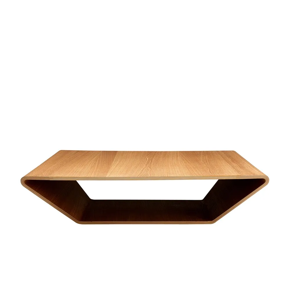 Brasilia Couchtisch, Eiche Naturlack, 120 x 120cm Swedese