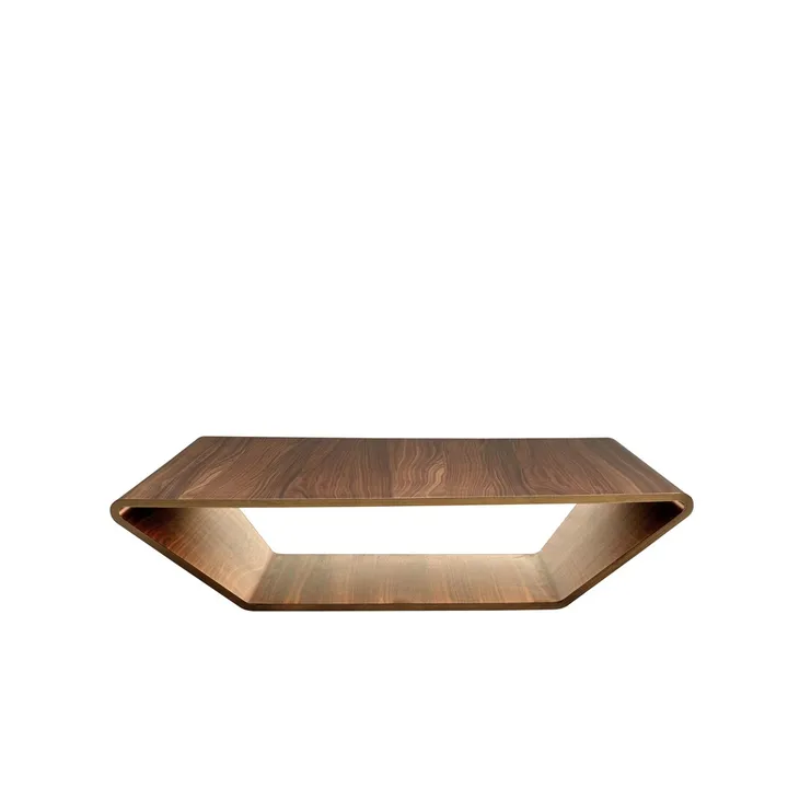 Brasilia Couchtisch - Walnuss Naturlack, 100 x 100cm - Swedese