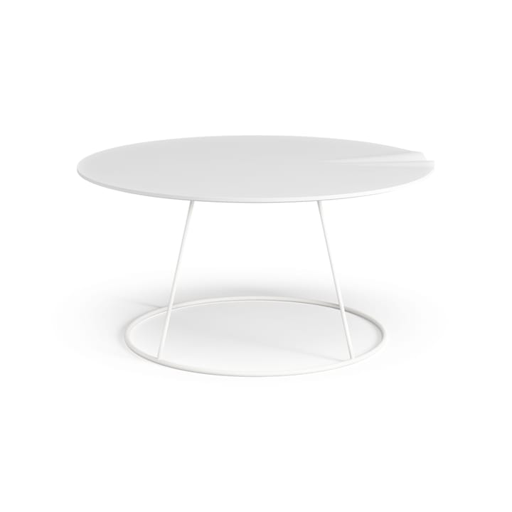 Breeze Tisch wellig Ø80cm - Weiß - Swedese