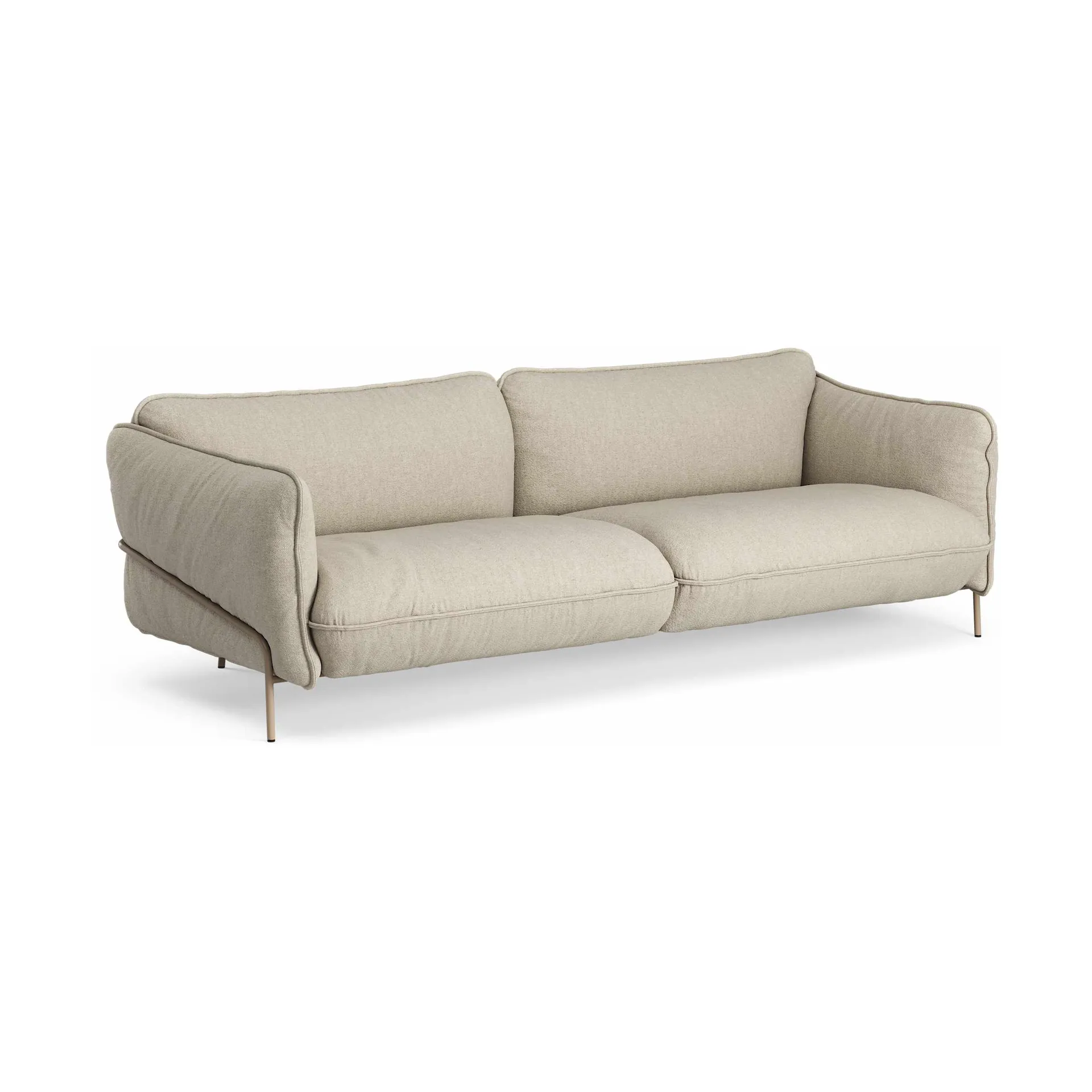 Continental Sofa, Sealife Dark beige/white-nutmeg Swedese