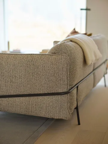 Continental Sofa - Wave Champagne-orkangrau - Swedese