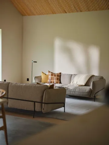 Continental Sofa - Wave Sky-nutmeg - Swedese