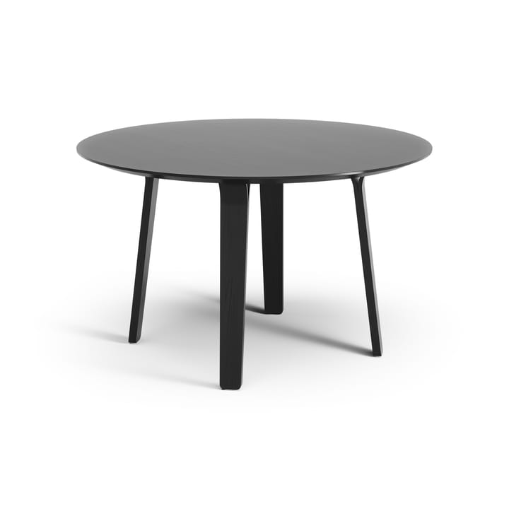 Divido Tisch Ø120cm, Esche schwarz glasiert Swedese