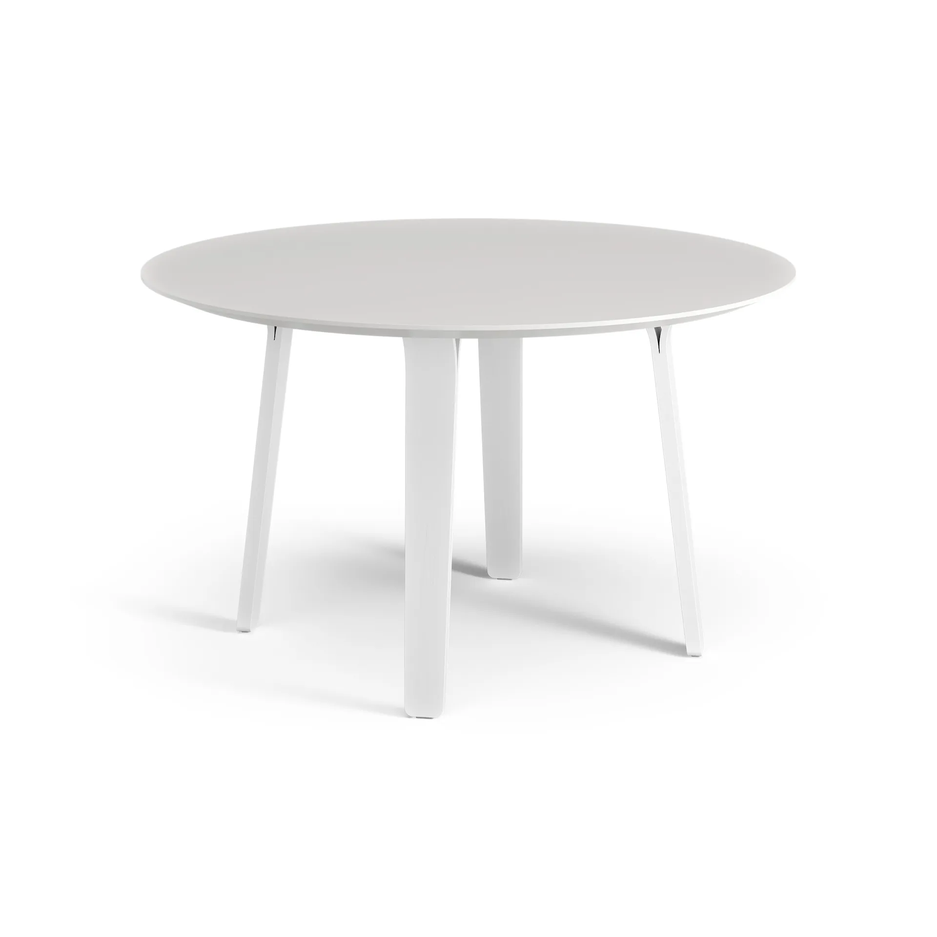 Divido Tisch Ø120cm, Esche weiß glasiert Swedese