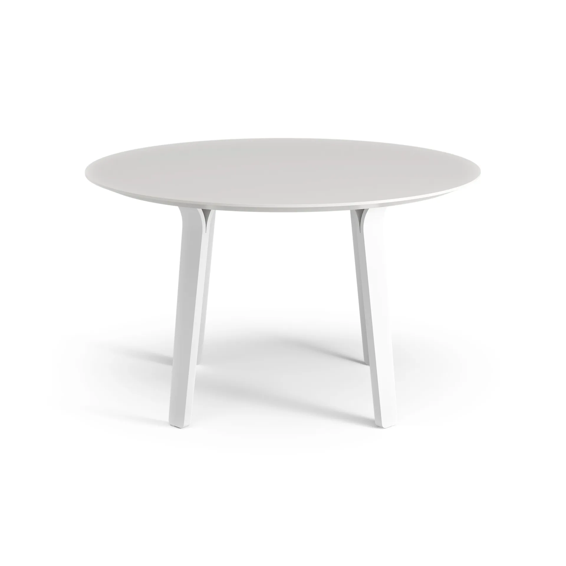 Divido Tisch Ø120cm, Esche weiß glasiert Swedese