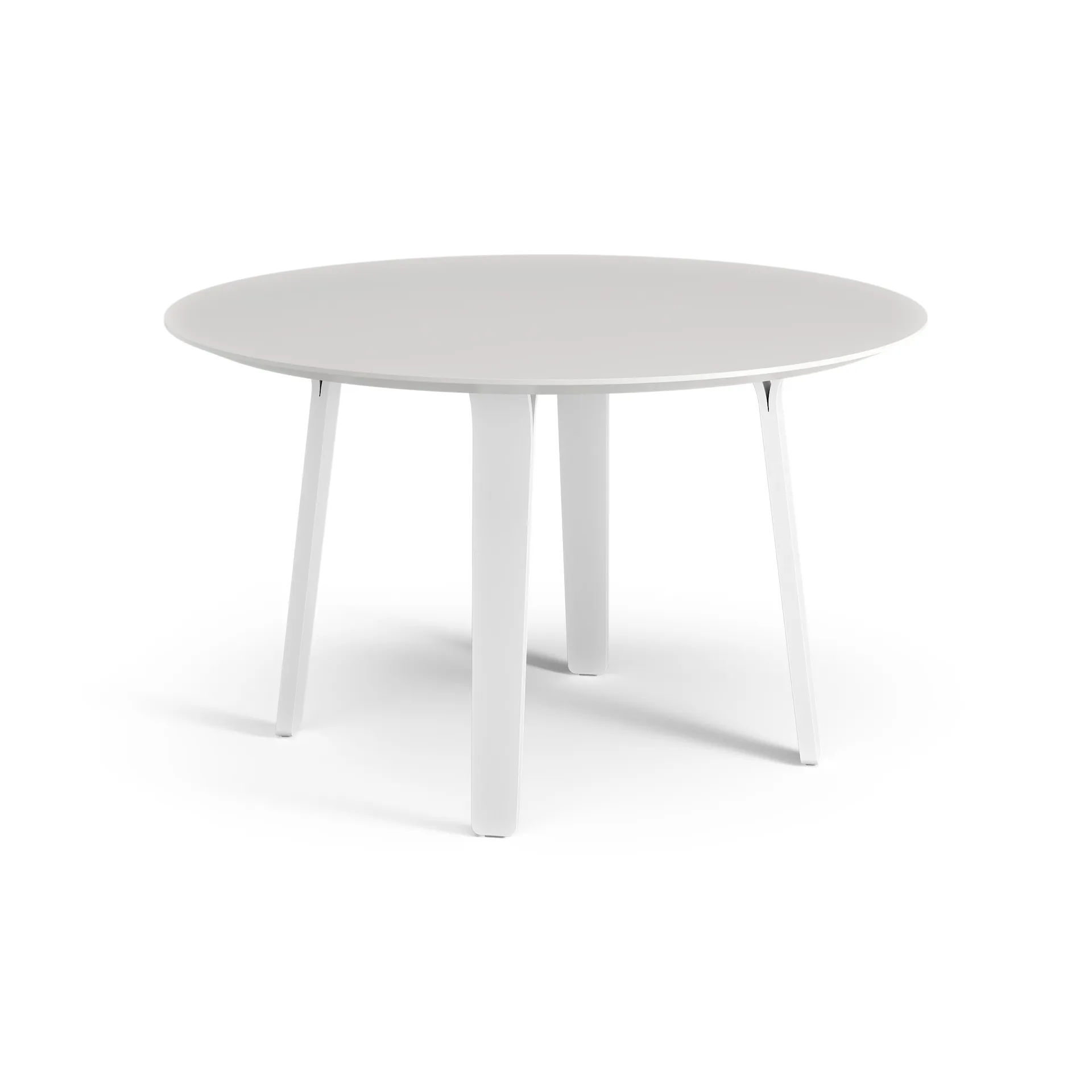 Divido Tisch Ø120cm, Esche weiß glasiert Swedese